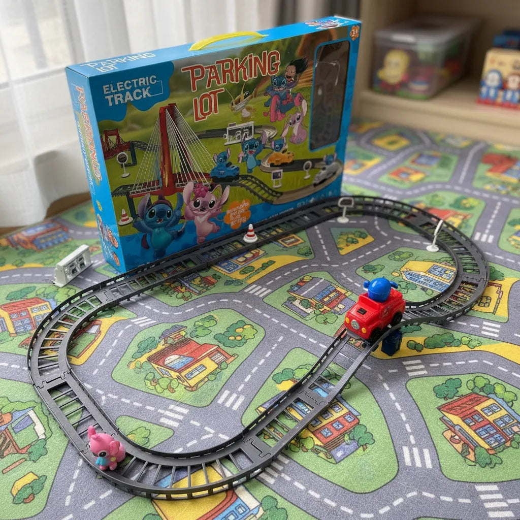 Pista Parking Carro De Stitch