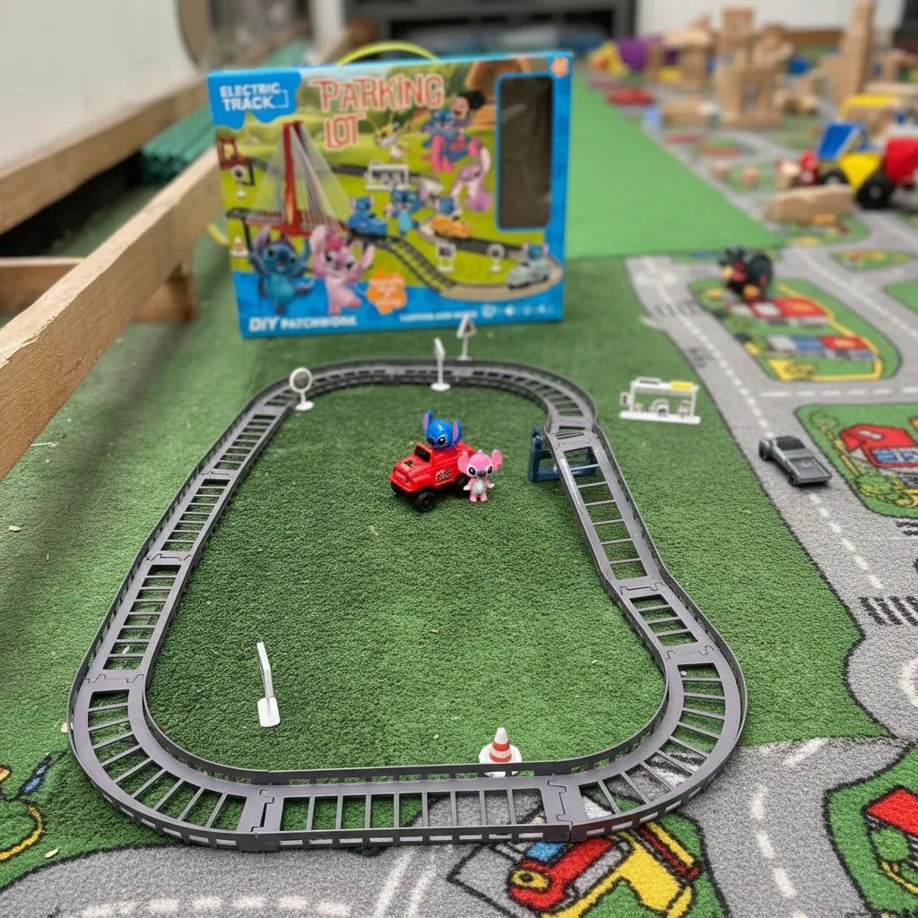 Pista Parking Carro De Stitch